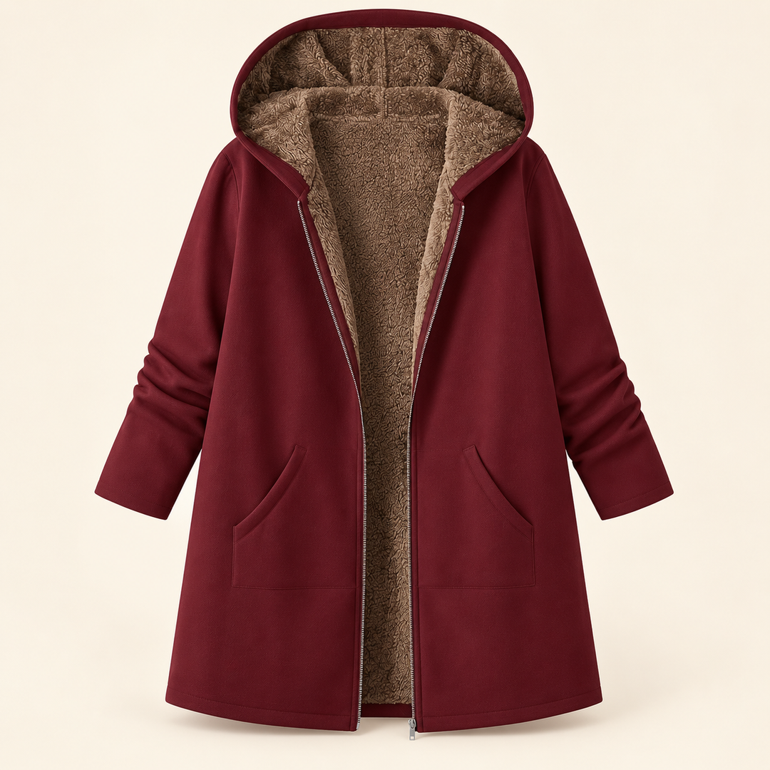 Nadja - Cappotto lungo con cappuccio