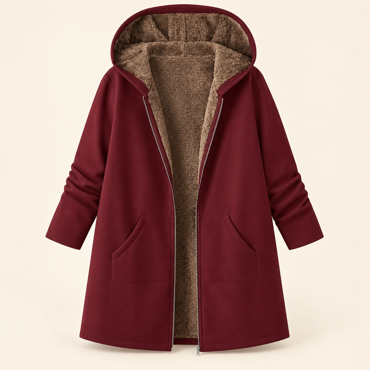 Nadja - Cappotto lungo con cappuccio