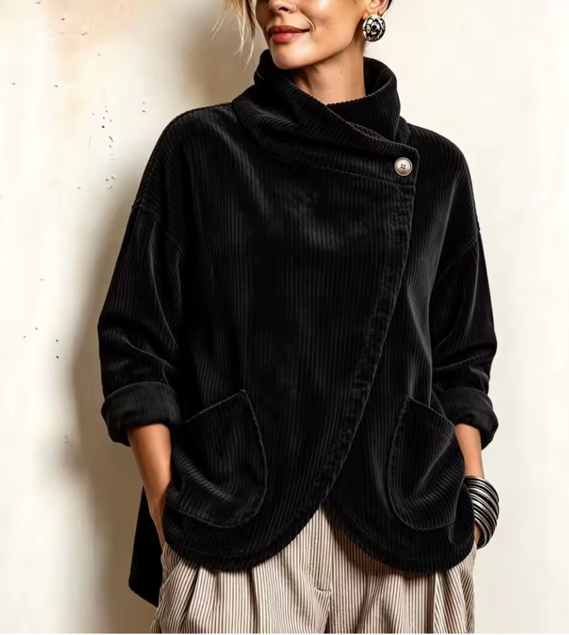Sioned - Cardigan oversize testurizzato
