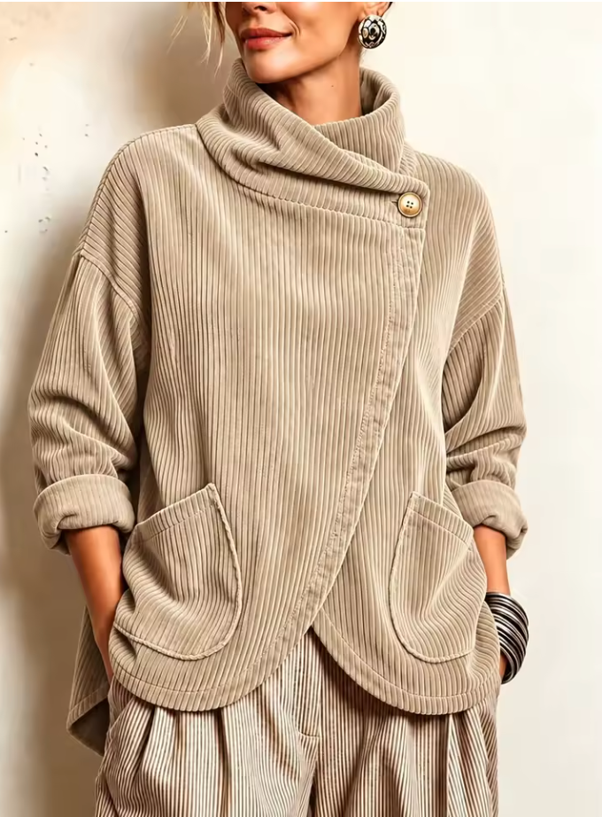 Sioned - Cardigan oversize testurizzato