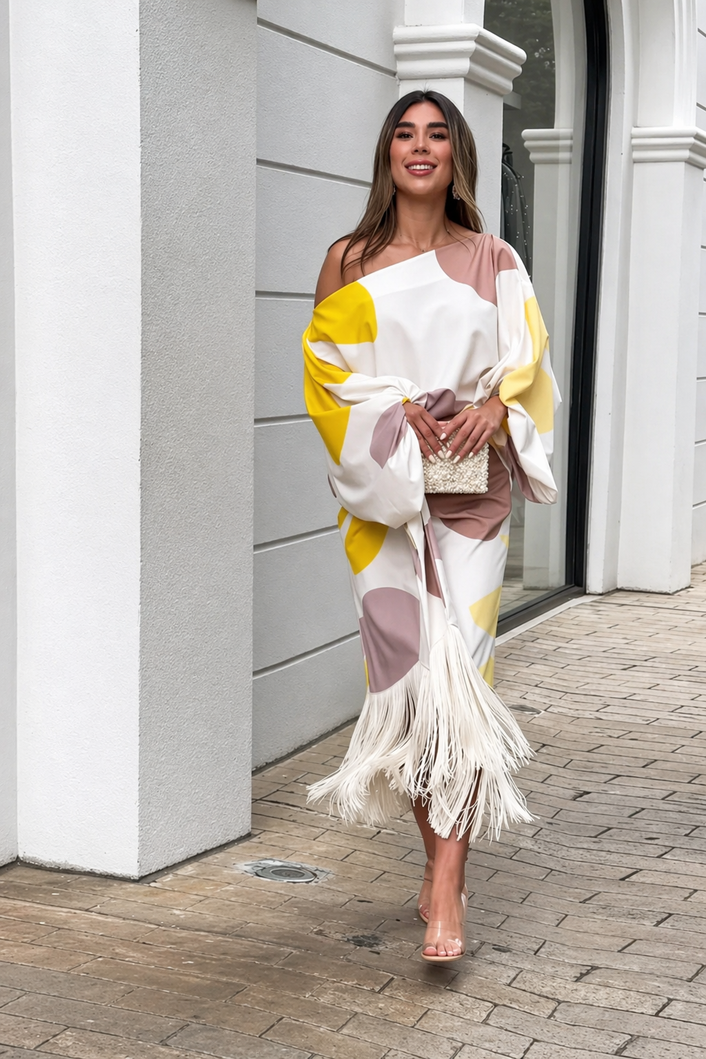 Saylor - Abito con frange di lusso