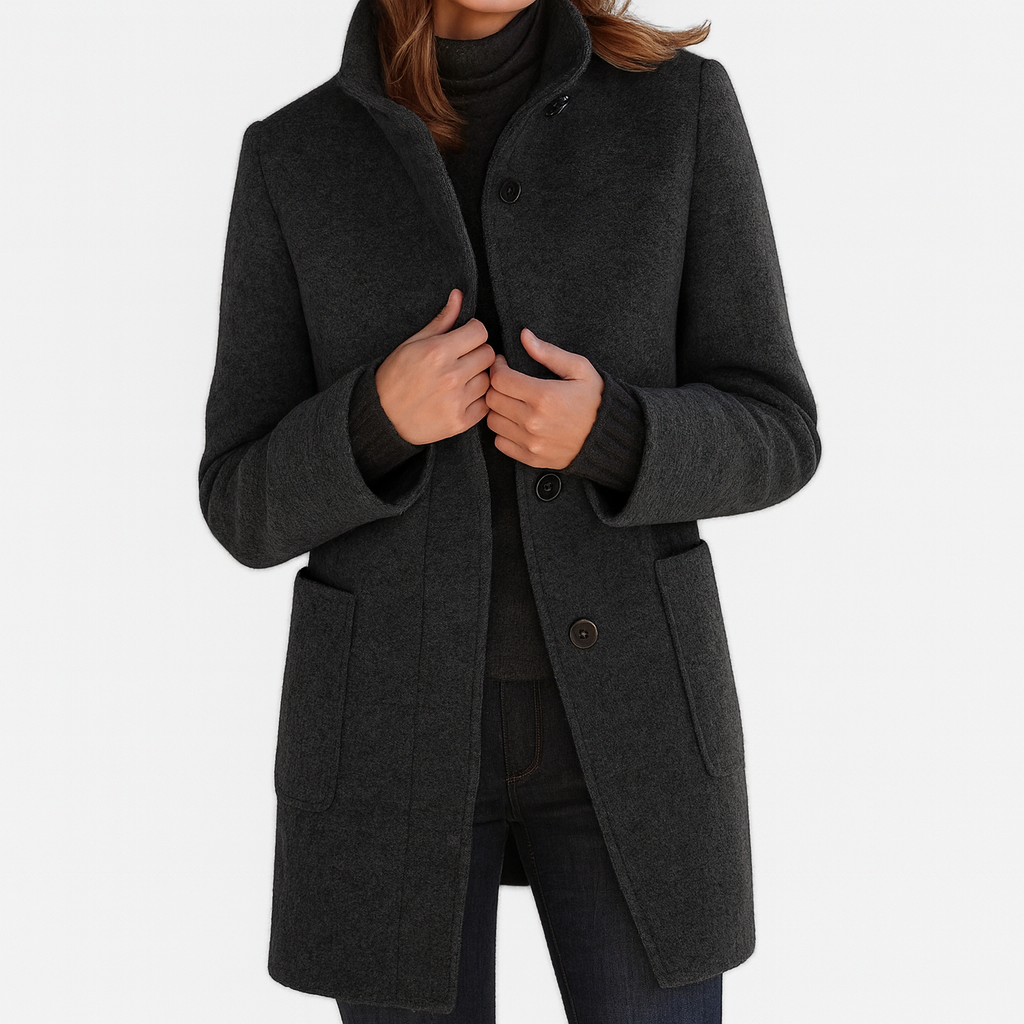 Jessa - Cappotto midi a bottoni