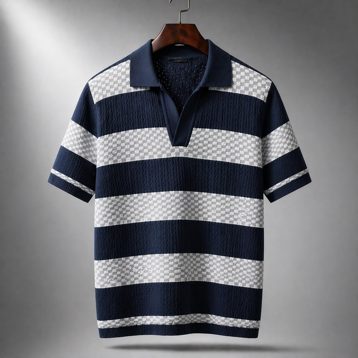 Alden - Polo in maglia lavorata