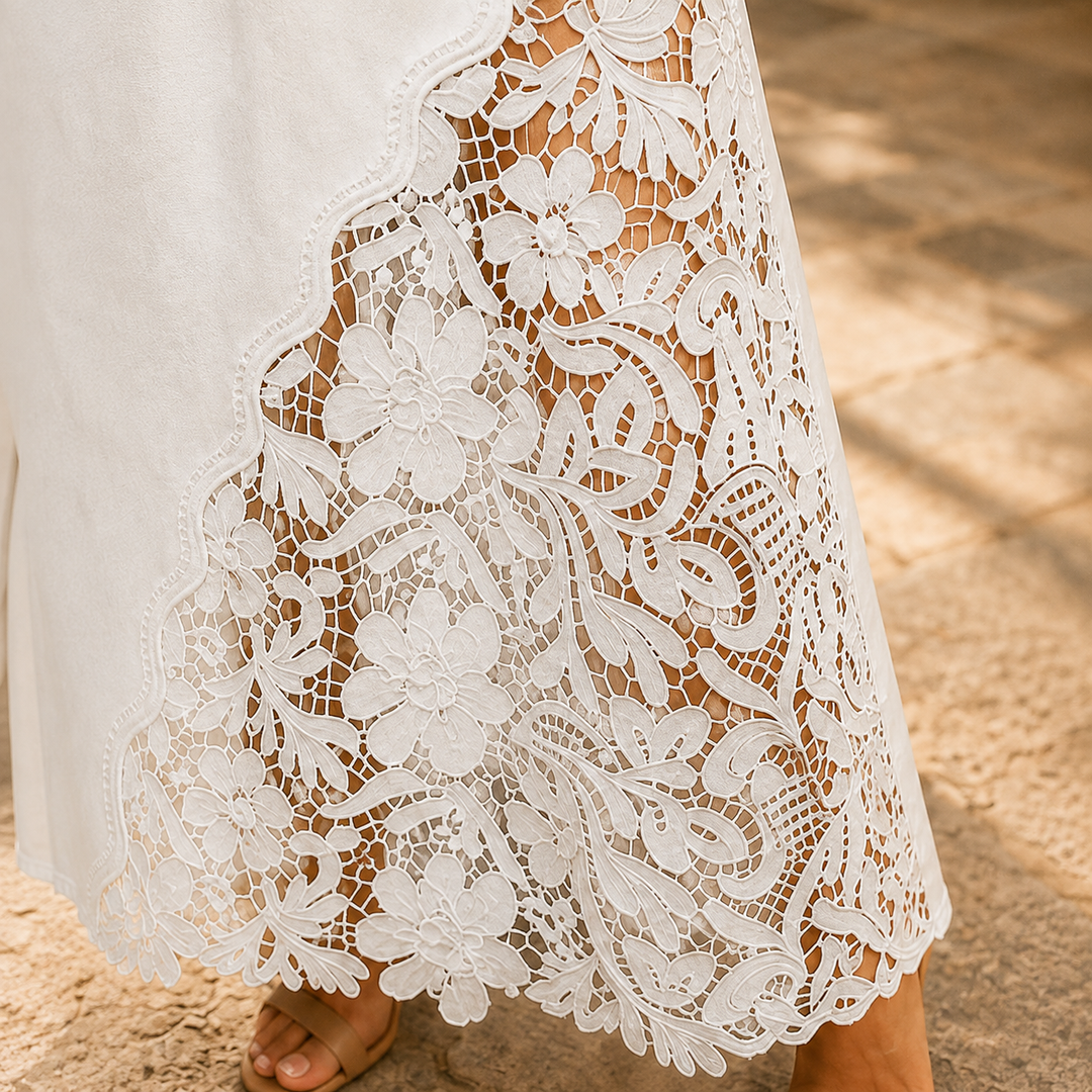 Faelyn - Gonna maxi elegante a vita alta