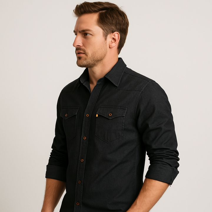 Carven - Camicia di Jeans Casual e Stile