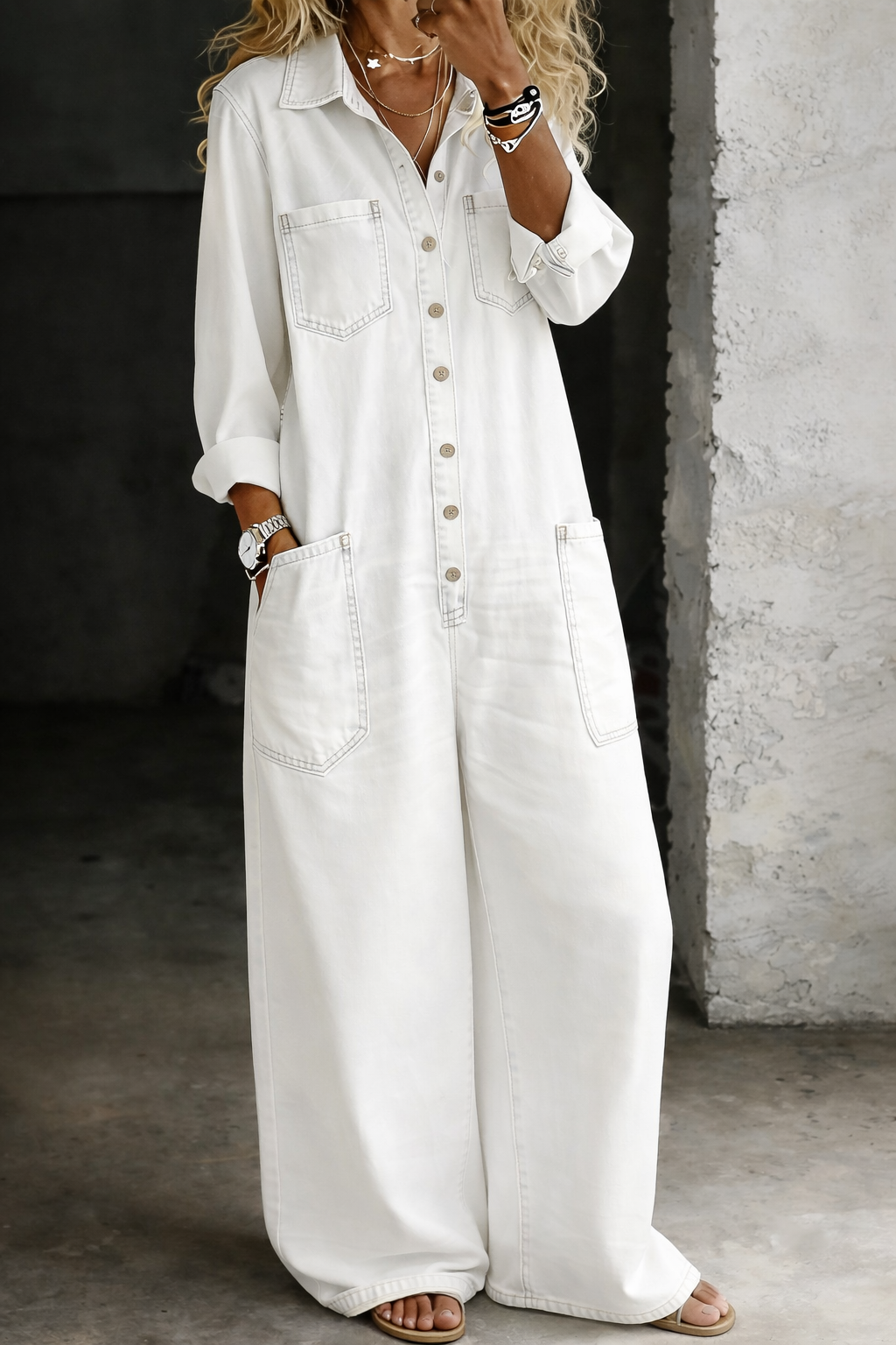 Thalassa - Salopette casual in denim