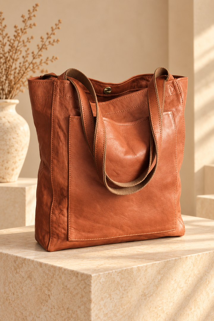Dione - Borsa tote strutturata con zip