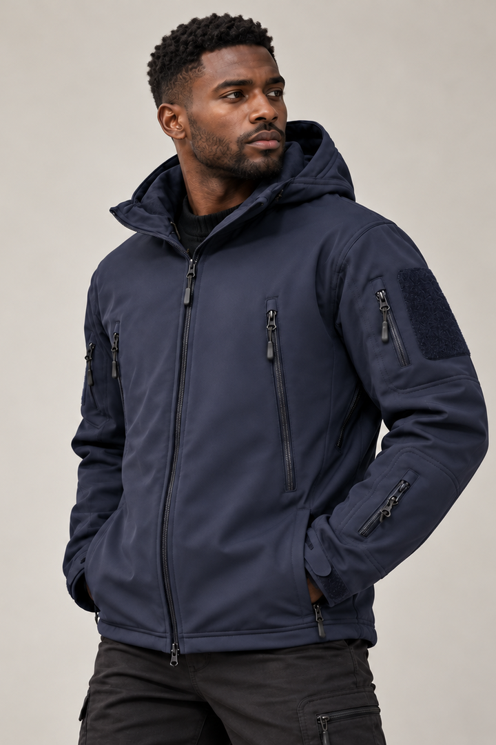 Arno - Giacca slim fit con cappuccio
