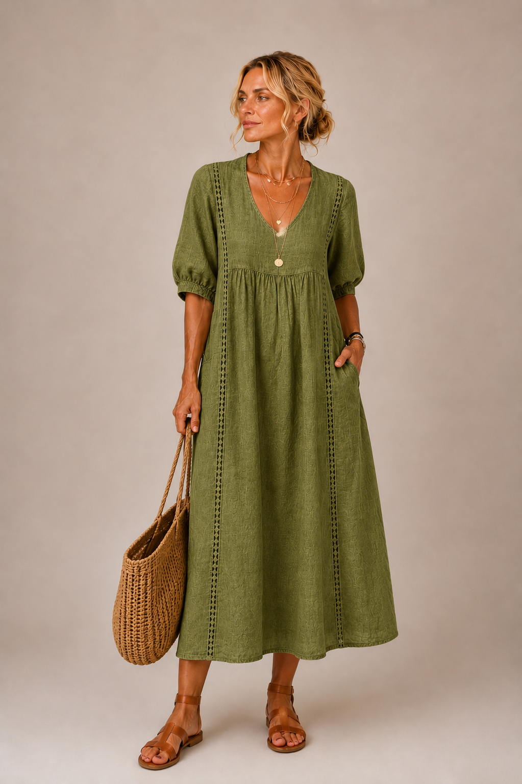 Caralyn - Abito midi leggero