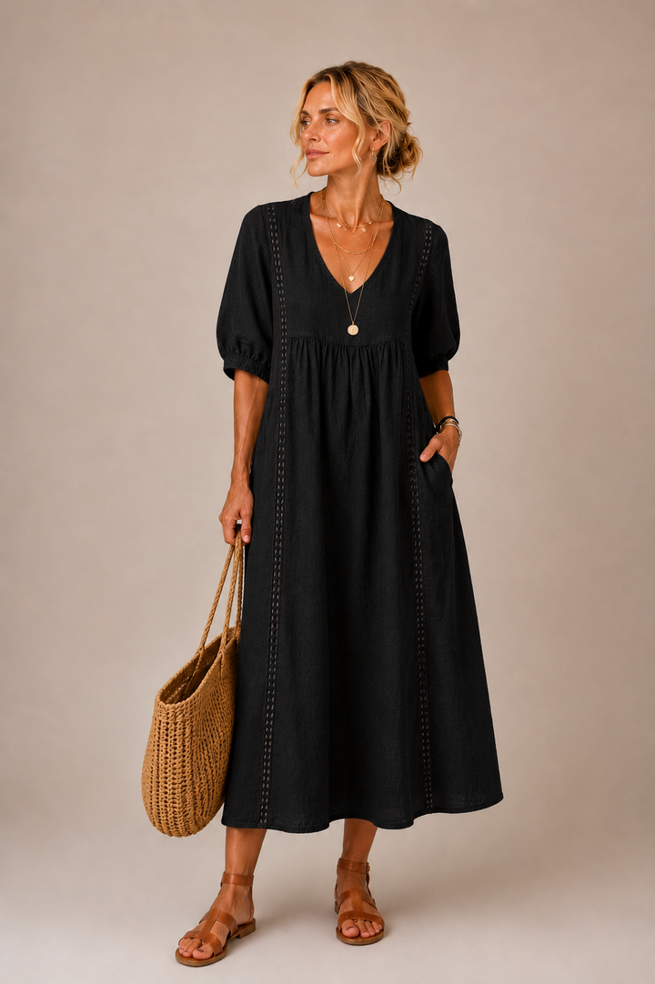 Serenia - Blusa leggera con pizzo