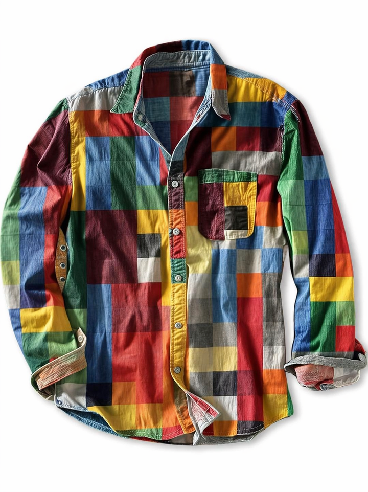 Daelmont - Camicia a maniche lunghe fit rilassato