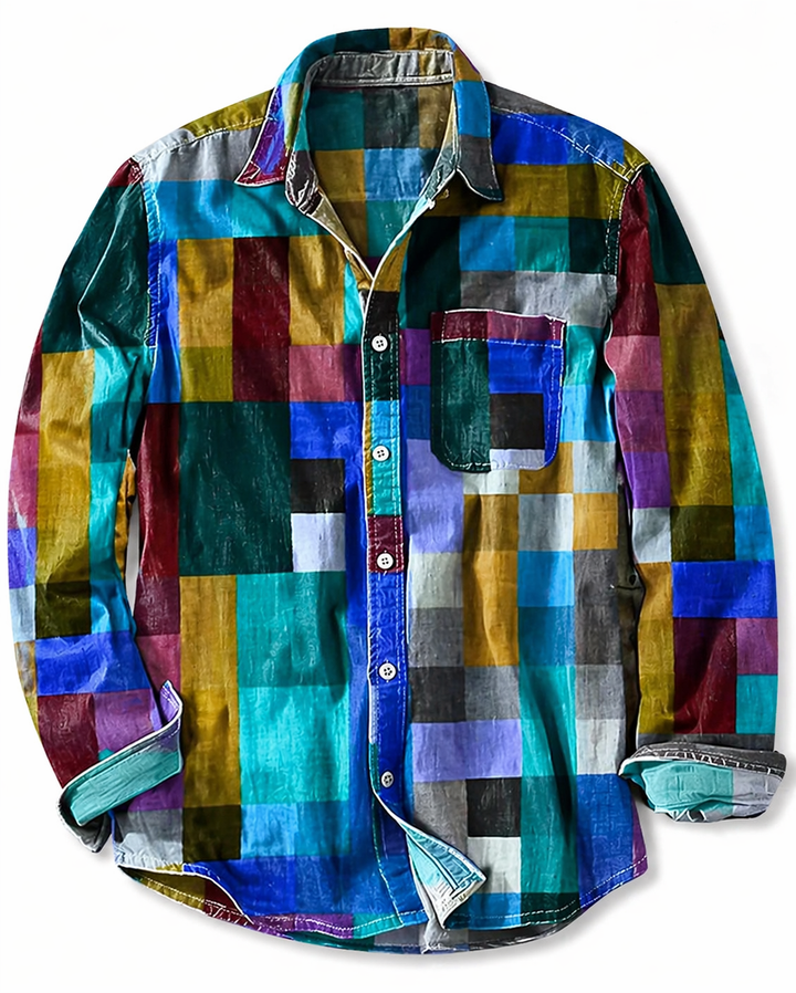 Daelmont - Camicia a maniche lunghe fit rilassato
