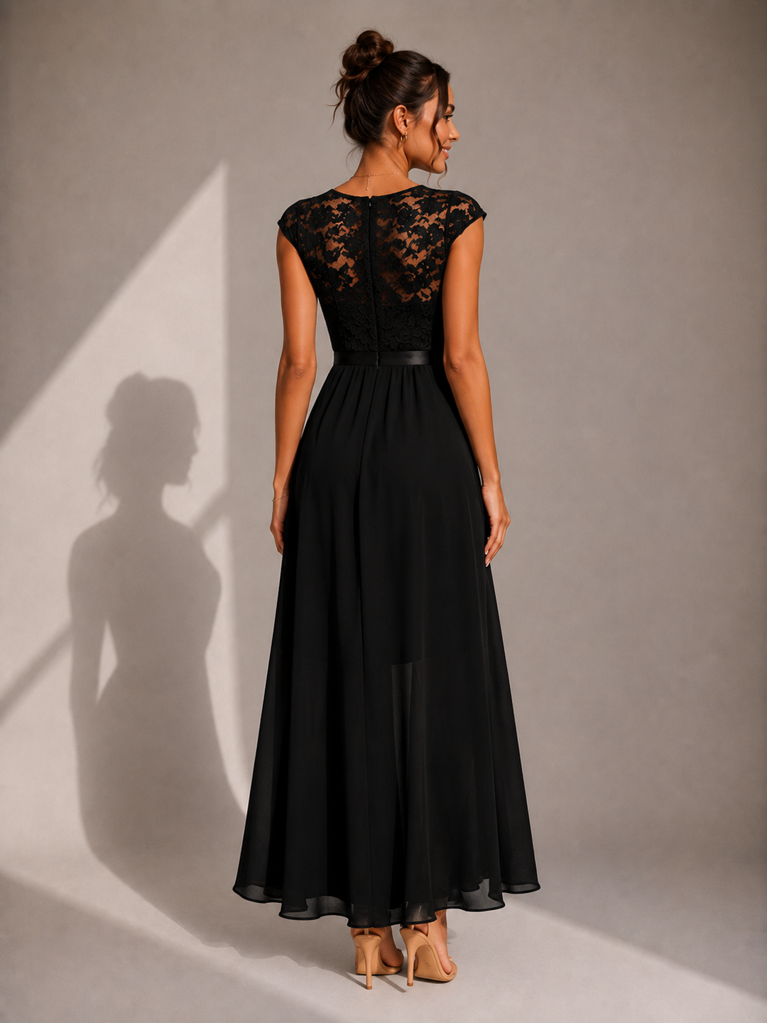 Capri - Abito lungo a trapezio elegante