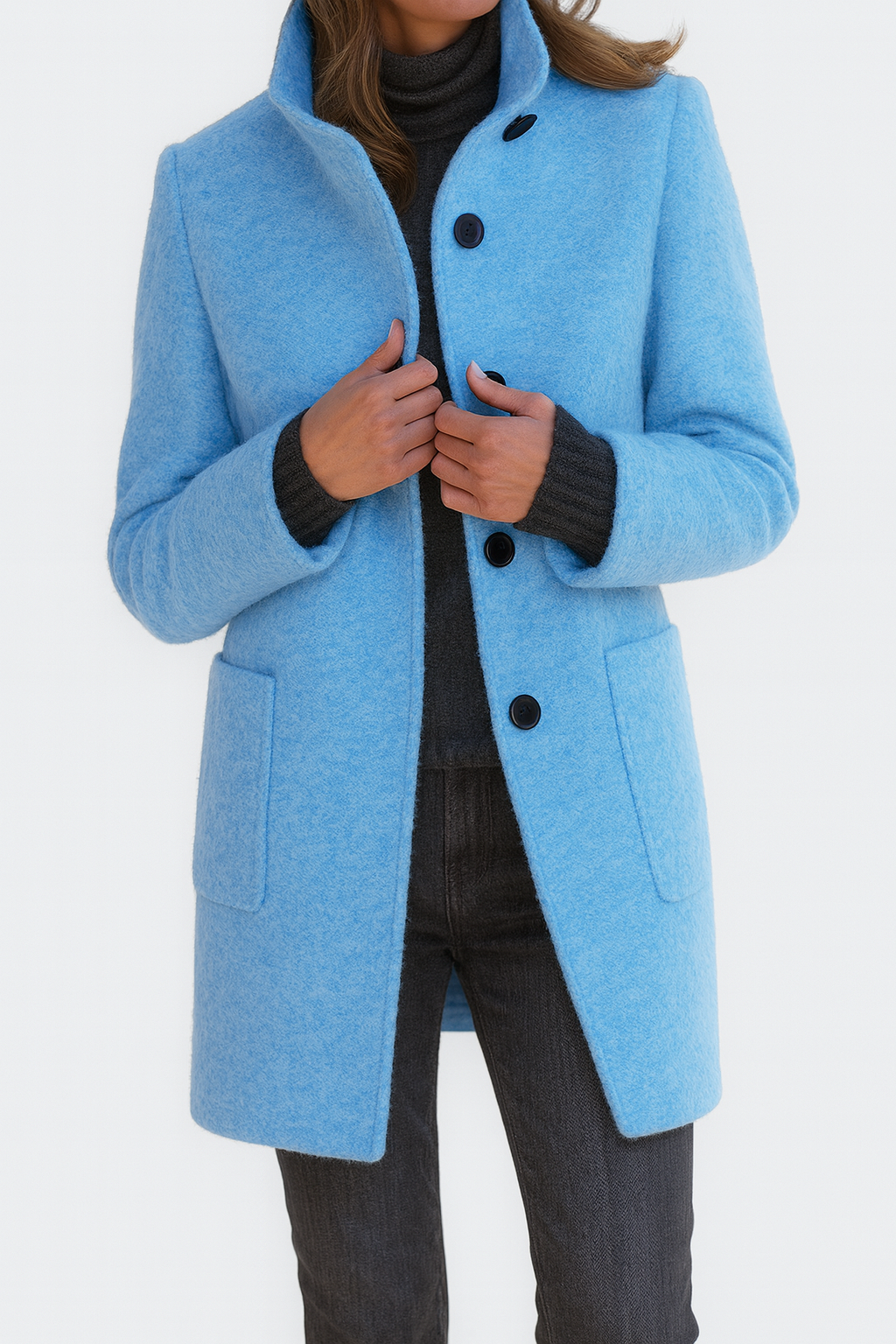 Jessa - Cappotto midi a bottoni