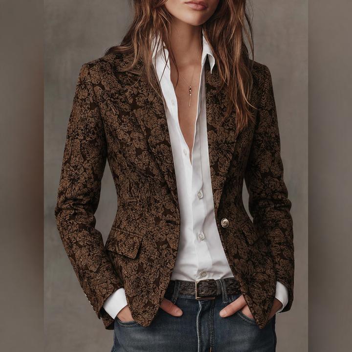 Rhoswen - Blazer jacquard su misura