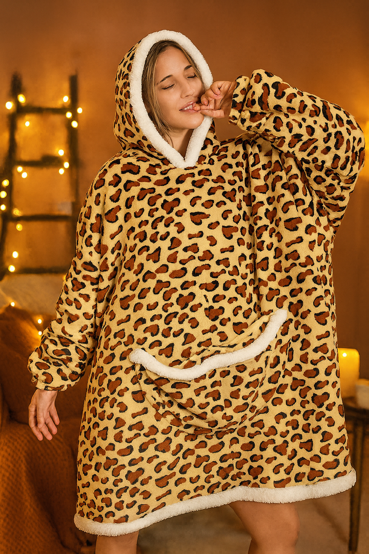 Kalira - Coperta con Cappuccio Elegante