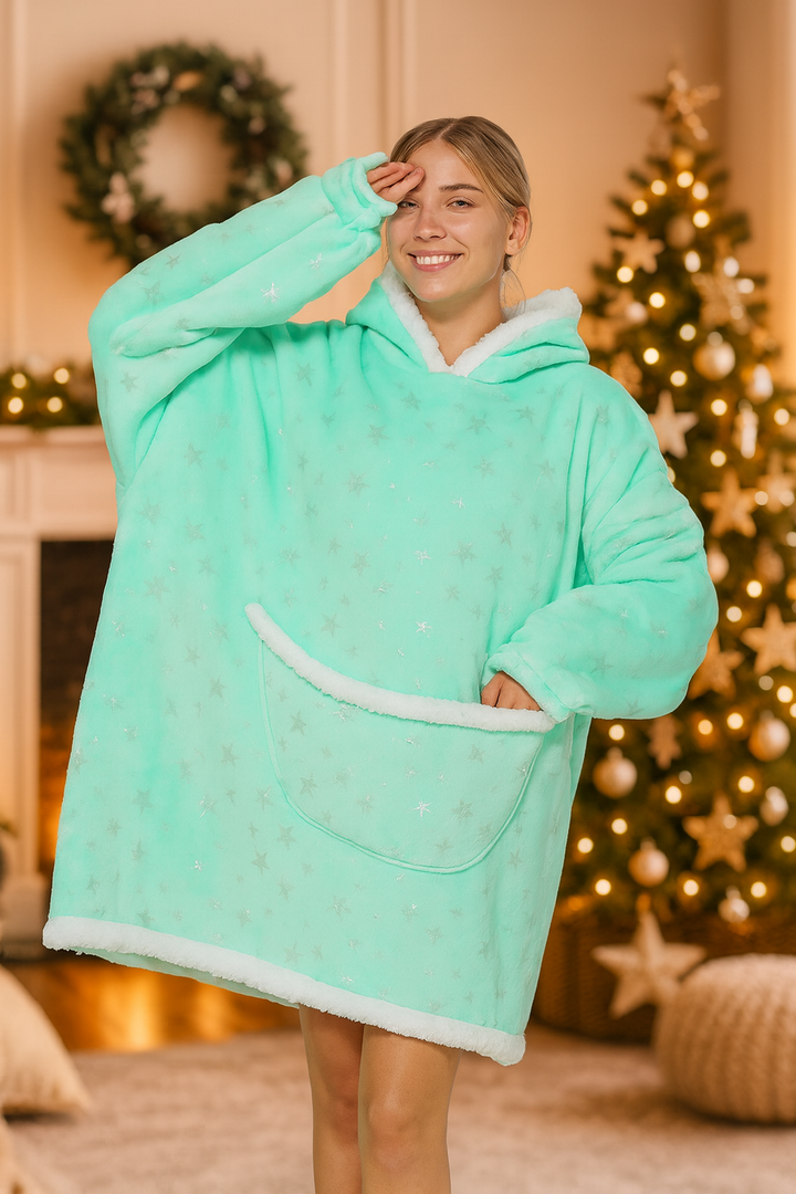 Kalira - Coperta con Cappuccio Elegante