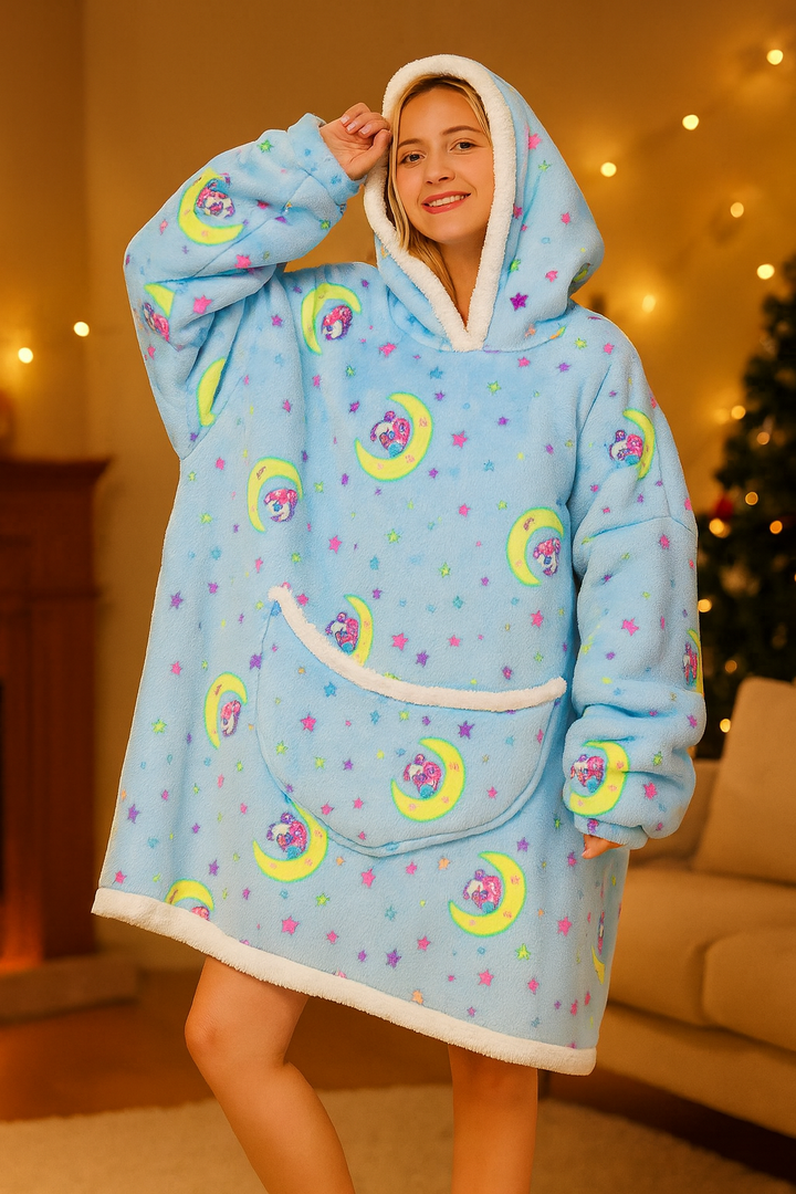 Kalira - Coperta con Cappuccio Elegante