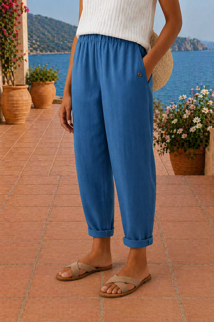 Maravelle - Pantaloni a gamba larga leggeri