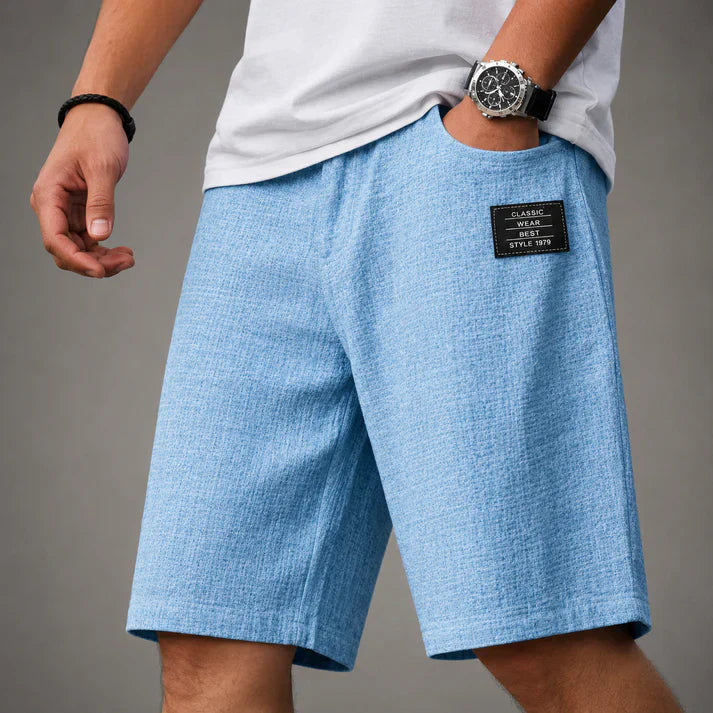Caelan - Bermuda in lino pregiato
