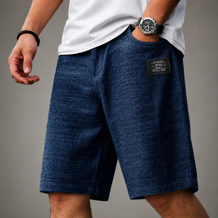 Caelan - Bermuda in lino pregiato