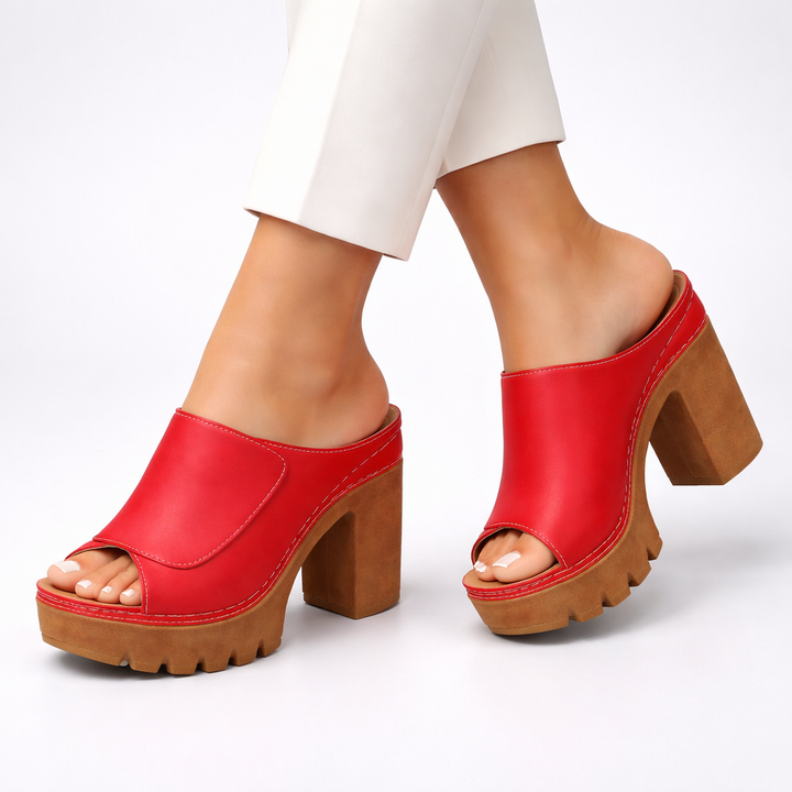 Melisande - Tacchi con plateau lucidi