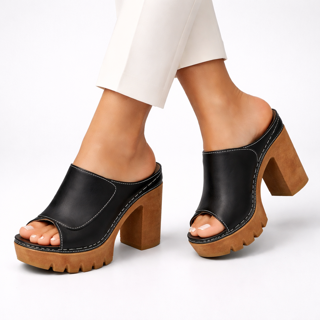 Melisande - Tacchi con plateau lucidi