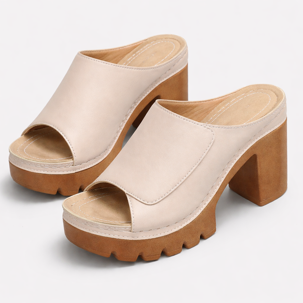 Melisande - Tacchi con plateau lucidi