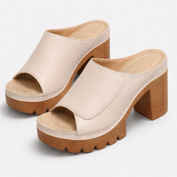 Melisande - Tacchi con plateau lucidi