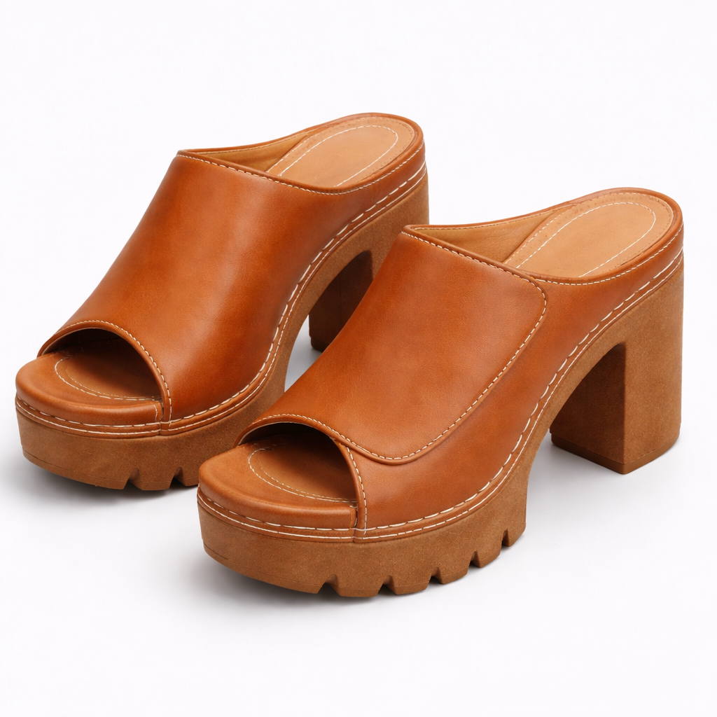 Melisande - Tacchi con plateau lucidi
