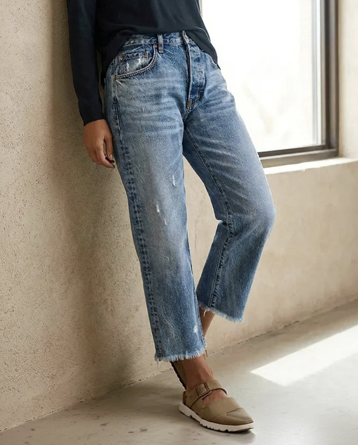 Zelda - Jeans premium elasticizzati alla caviglia