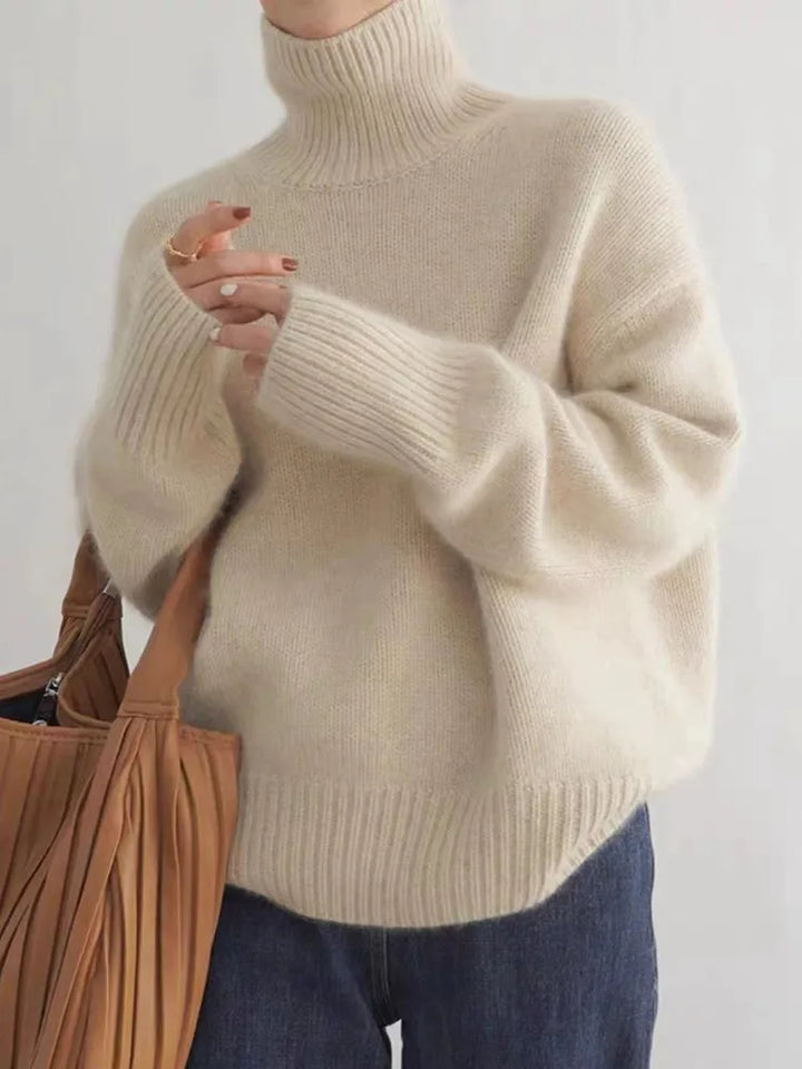 Acantha - Maglione dolcevita morbido al tatto