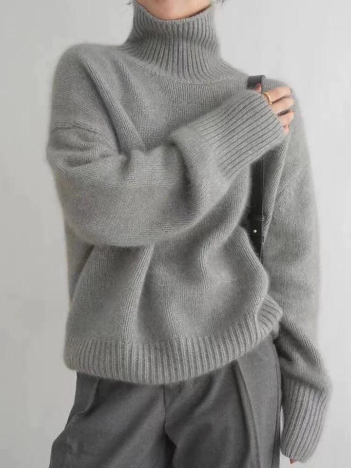 Acantha - Maglione dolcevita morbido al tatto