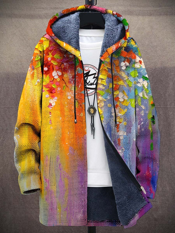 Barden - Giacca con cappuccio color-block foderata in peluche