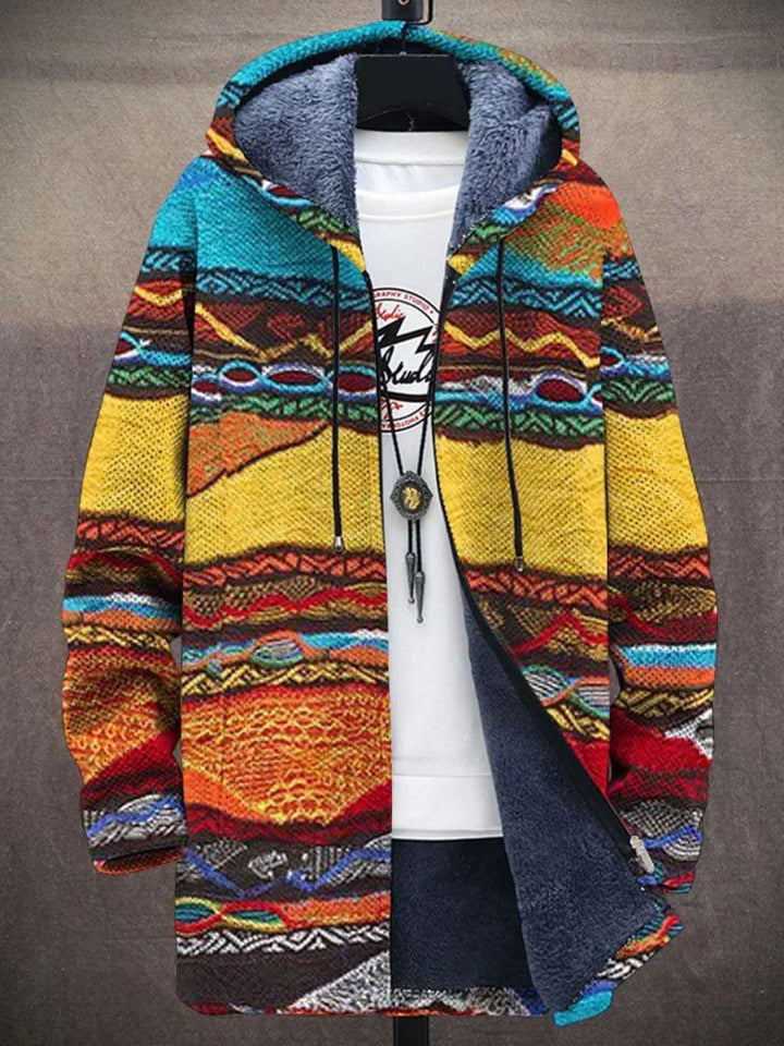Barden - Giacca con cappuccio color-block foderata in peluche