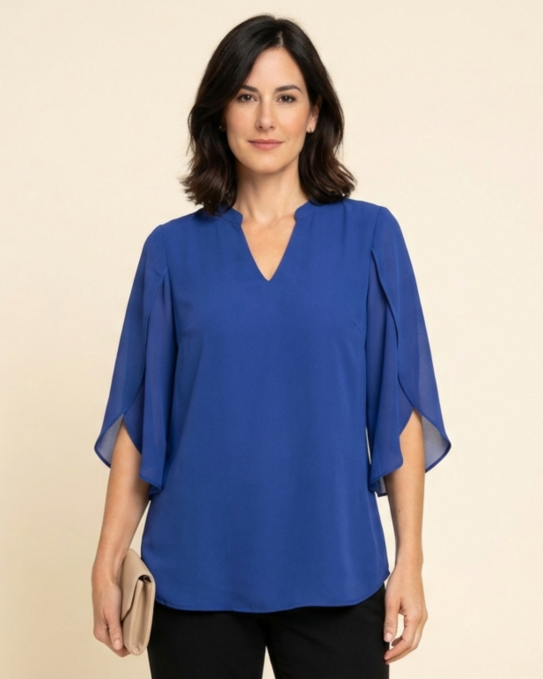 Zanyelle - Blusa a strati dalla mano morbida