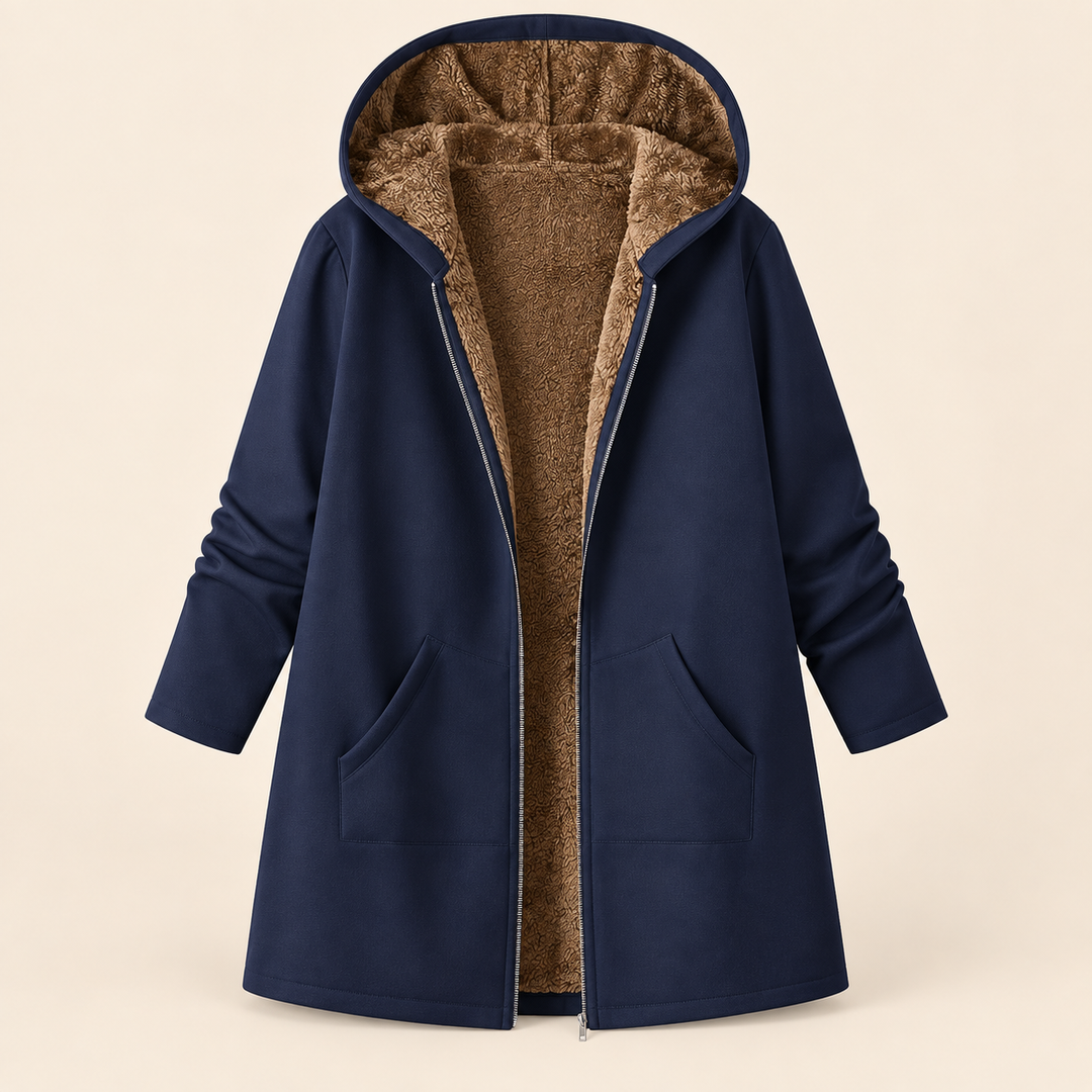 Nadja - Cappotto lungo con cappuccio