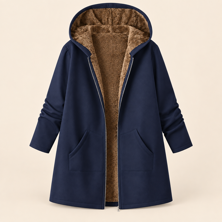 Nadja - Cappotto lungo con cappuccio