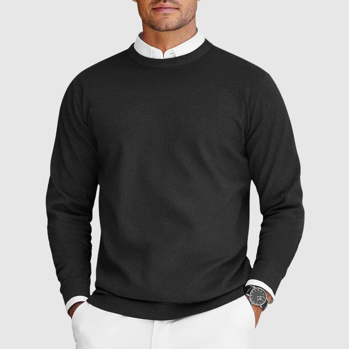 Corvyn - Maglione girocollo soft touch