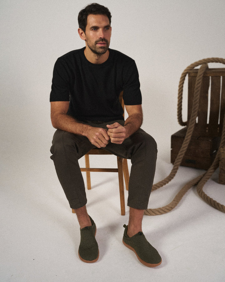 Neryth - Pantaloni jogger a gamba affusolata dal tocco morbido