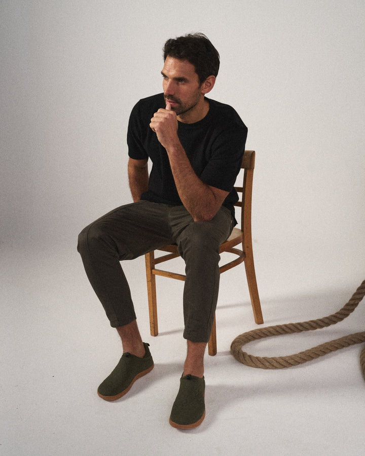 Neryth - Pantaloni jogger a gamba affusolata dal tocco morbido