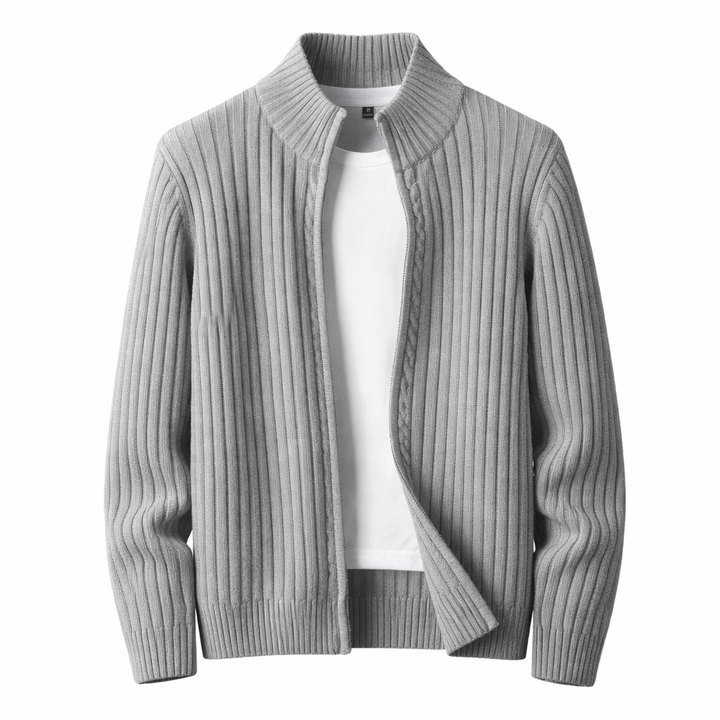 Cass - Cardigan strutturato con zip