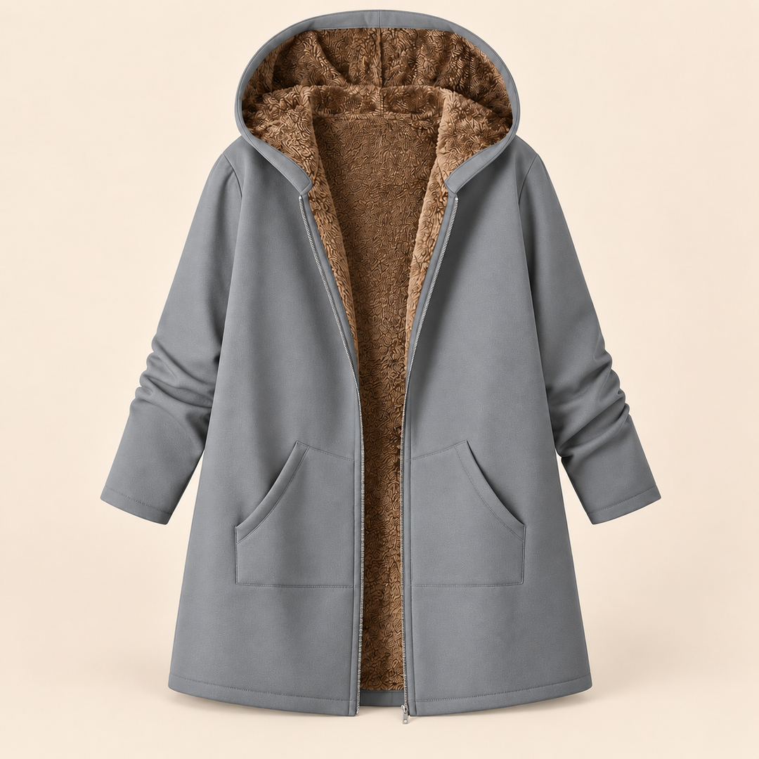 Nadja - Cappotto lungo con cappuccio
