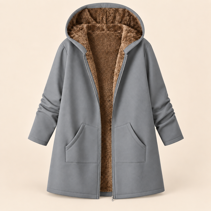 Nadja - Cappotto lungo con cappuccio