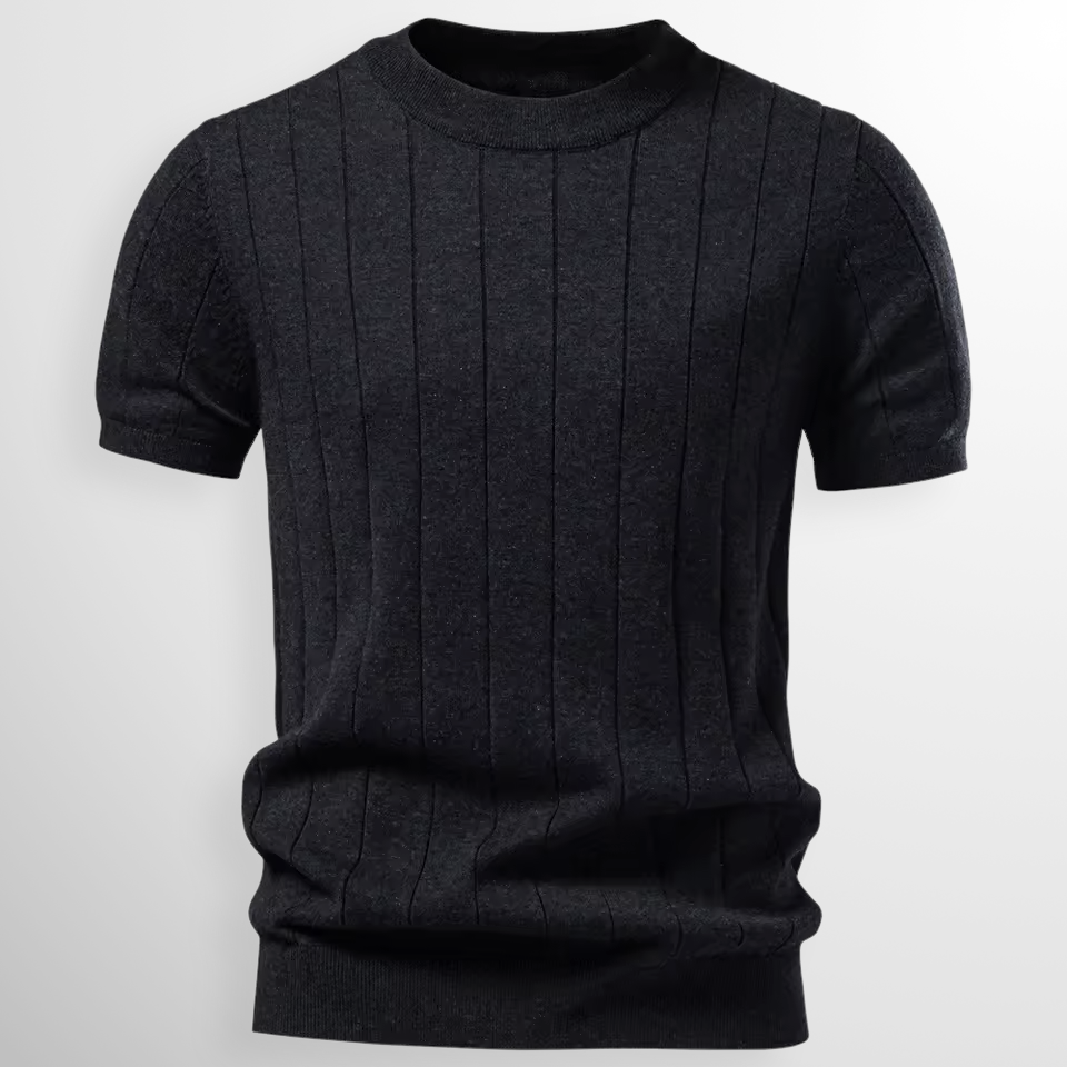 Flavian - T-shirt a maniche corte testurizzata