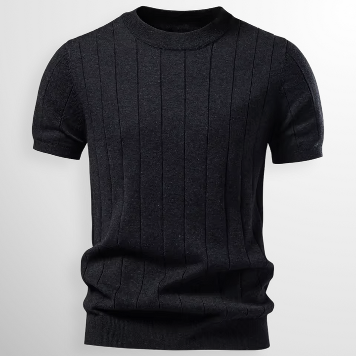Flavian - T-shirt a maniche corte testurizzata