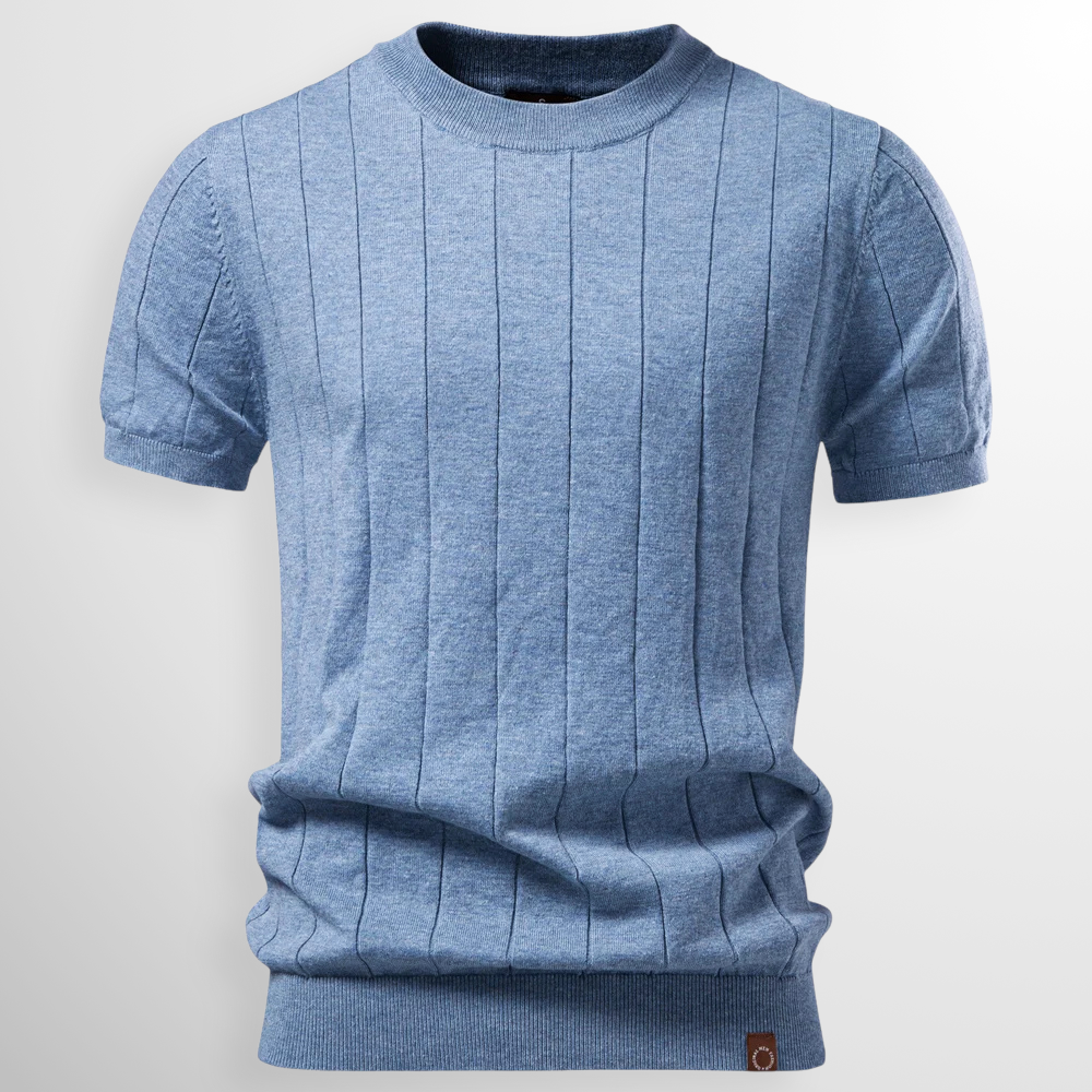 Flavian - T-shirt a maniche corte testurizzata