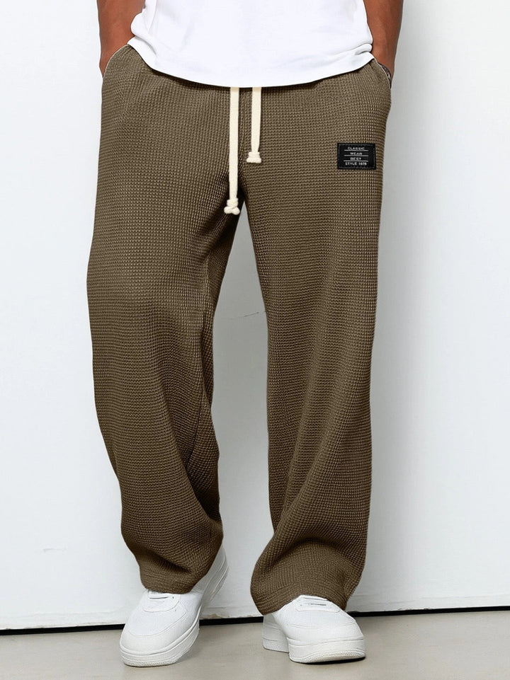 Vekor - Pantaloni a gamba ampia morbidi al tatto