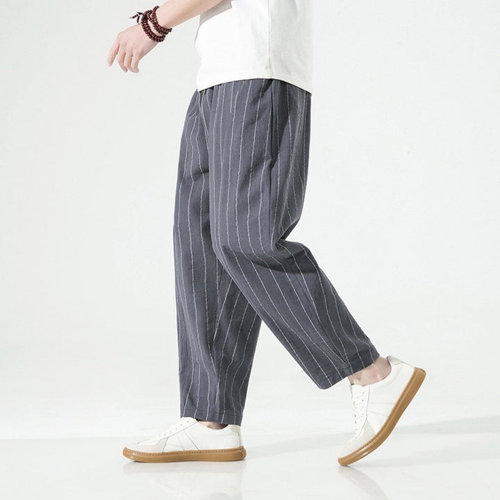 Brodie - Pantaloni a righe dalla vestibilità rilassata