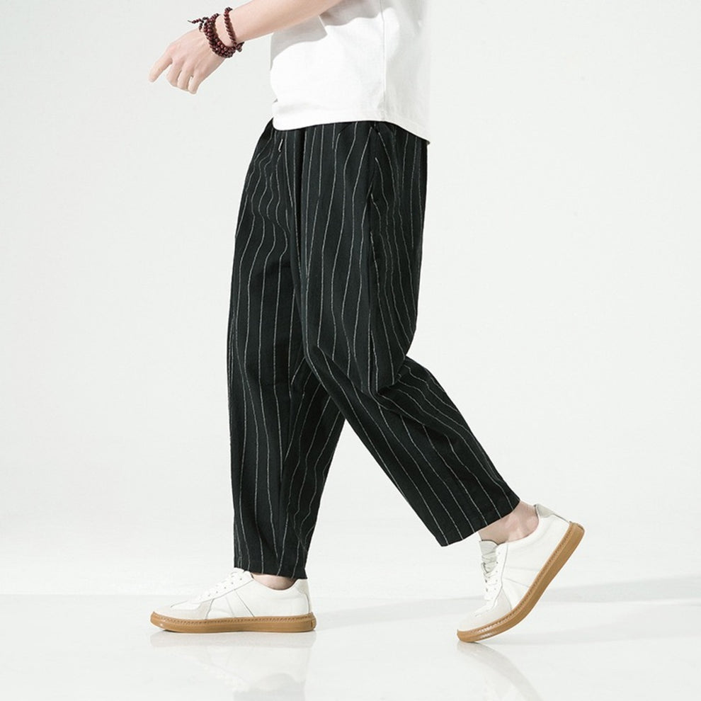 Brodie - Pantaloni a righe dalla vestibilità rilassata